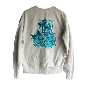 Cryptoon Goonz ICY SWEAT Crewneck (HOLDERS EXCLUSIVE) Men’s Size S Ivory White